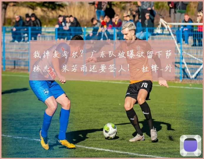 裁掉麦考尔?广东队被曝欲留下萨林杰,朱芳雨还要签人!_杜锋_外援_辽宁