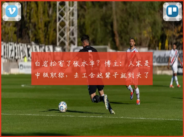 白岩松害了张水华?博主:人家是中级职称,去工会这辈子就到头了